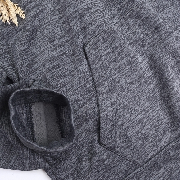 Russell Men's Tiger Camo Grey Hoodie Sz M - Picture 5 of 10